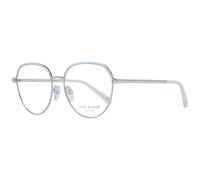 Ted Baker Eyeglasses TB2297 405 White Round Full Rim Metal Women Frames 53mm