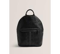 Ted Baker Faux Leather Checked Backpack Black