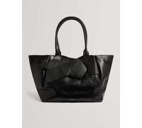 Ted Baker Faux Leather Knot Bow Tote Bag Black