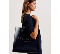 Ted Baker Faux Leather Tote Bag - Navy, Black,Navy