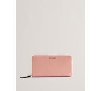 Ted Baker female Leather Zip Around Purse - Pink, Pink