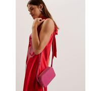 Ted Baker female Saffrey Saffiano Mini Camera Bag - Pink, Pink