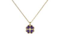 Ted Baker Fern Enamel Flower Pendant Necklace for Women