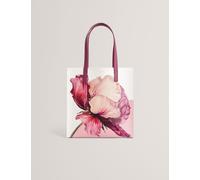 Ted Baker Floral Graphic Print Tote Bag Ivory Mix