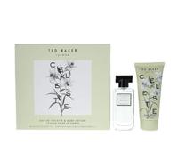 Ted Baker Floret Celeste 50ml Eau de Toilette, 100ml Body Lotion Gift Set Her