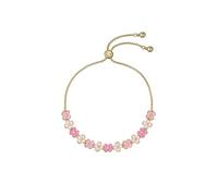 Ted Baker Gala Garland Adjustable Bracelet for Women (Gold/Pink Multi & Crystal)