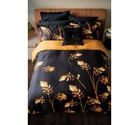 Ted Baker 'Gilded Floral' Cotton Duvet Cover Set in Black | Size: Super King Ted Baker Black Super King