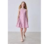Ted Baker Girls Halter Lace Dress, Pink, Size 9 Years Pink