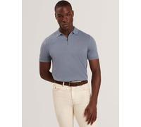 Ted Baker Givrans Lyocell Blend Knitted Polo Shirt Teal