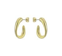 Ted Baker Gold Corie Contour Hoops - Gold