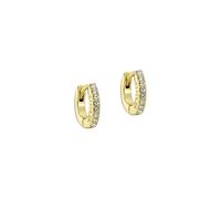 Ted Baker Gold Hettie Crystal Hoops 10mm - Gold