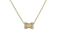 Ted Baker Romie Crystal Roll Multi Pendant Necklace for Women (Gold/Crystal)