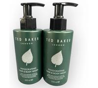 Ted Baker Hair & Body Wash 2 x 250ml Patchouli Leaf Black Amber & Cardamom