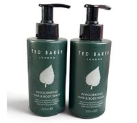 Ted Baker Hair & Body Wash Patchouli Leaf Black Amber & Cardamom 2 x 250ml