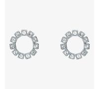 Ted Baker HALIANA Silver Tone Halo Crystal Stud Earrings TBJ3812-01-02