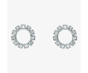 Ted Baker HALIANA Silver Tone Halo Crystal Stud Earrings TBJ3812-01-02