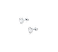 Ted Baker HAN: Silver Tone Crystal Heart Stud Earrings