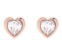 Ted Baker Hanella Swarovski Crystal Heart Stud Earrings, Rose Gold