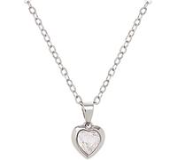 Ted Baker Hannela Crystal Heart Pendant Necklace For Women (Silver/Crystal)