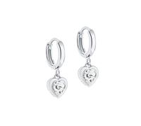 Ted Baker Hanniy Crystal Heart Huggie Hoop Earrings For Women
