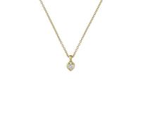 Ted Baker Harlow Mini Crystal Heart Pendant Necklace for Women (Gold/Crystal)