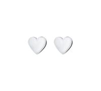 Ted Baker Harly Tiny Heart Stud Earrings - Rose Gold or Silver Tone Plated (Silver Tone)