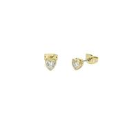 Ted Baker Harmony Mini Crystal Heart Stud Earrings for Women (Gold/Crystal)