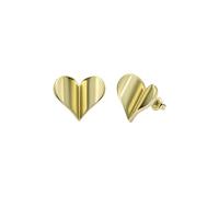 Ted Baker Heidi Flutter Heart Large Stud Earrings for Women (Gold)