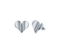 Ted Baker Heidi Flutter Heart Large Stud Earrings for Women (Silver)