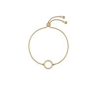 Ted Baker HELA: Gold-Tone Crystal Hoop Adjustable Bracelet