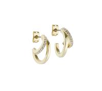 Ted Baker Helias Gold Crystal Double Hoop - Gold