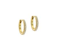 Ted Baker Gold Heplie Crystal Hoops 14mm - Gold