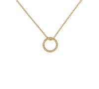 Ted Baker HERI: Gold-Tone Crystal Hoop Pendant Necklace