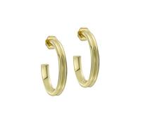 Ted Baker Hisla Hidden Heart Large Hoop Earrings for Women (Gold)