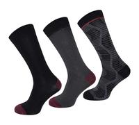 Ted Baker Hoptoit 3-Pack Mens Black/Grey Socks