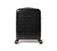 Ted Baker Icon Case Cabin 55cm, Black Patent Croc, TSA Lock, 39L