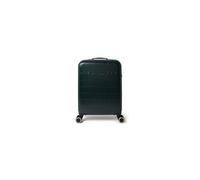 Ted Baker Icon Case 55cm Cabin Suitcase Forest Green Patent Croc 4-Wheel Lightweight ABS TSA Lock Designer Luggage Travel Bag Organised Interior