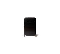 Ted Baker Icon Case Large Suitcase 79cm Black Patent Croc Hard Shell 4-Wheel TSA Lock Designer Luggage Travel Bag 122L Lightweight ABS Organised