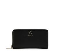 Ted Baker JORJANA-Flower Eyelet Large Zip Around Purse, Black