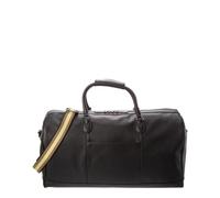 Ted Baker Kalvin Faux Leather Webbing Strap Holdall, Black