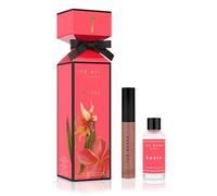 Ted Baker Kasia Cracker Gift Set, 15ml Eau de Toilette for Her & 8ml Lip Gloss, Lychee, Jasmine and Vanilla Notes, Chic Miniature Fragrance Gift Set for Women