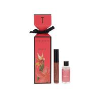 Ted Baker Kasia Cracker Gift Set, 15ml Eau de Toilette for Her & 8ml Lip Gloss, Lychee, Jasmine and Vanilla Notes, Chic Miniature Fragrance Gift Set for Women
