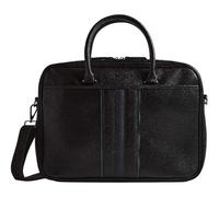 Ted Baker Kenriik Stripe PU Document Bag Black, black, One Size
