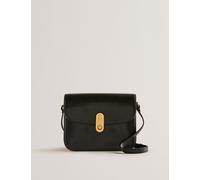 Ted Baker Kkayli Polished Leather Satchel Bag - Black, Purple,Black