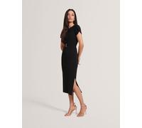 Ted Baker Knitted Belted Midi Tailored Dress Black