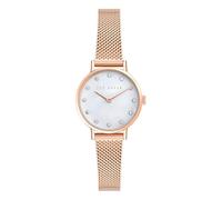 Ted Baker Ladies Rose Gold Mesh Band Bracelet Watch, Rose Gold