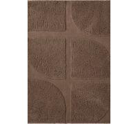 The Rugs Ted Baker Lambeth High Pile Rug Jasper Geometric Living Room Rug In Brown