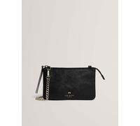Ted Baker Leather Chain Strap Cross Body Bag Black