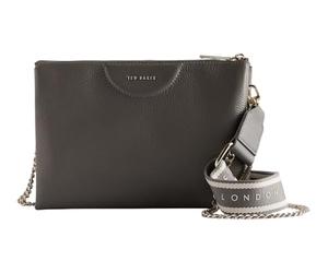 Ted Baker Leather cross body bag shoulder bag Esille Webbing Crossbody Bag Mid - Grey gray