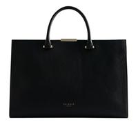 Ted Baker Leather Handbag Shoulder Bag Rosane Bar Detail Tote Bag Black